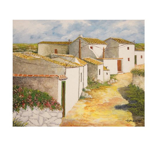 Camino de Consuegra Oil Canvas Landscaping