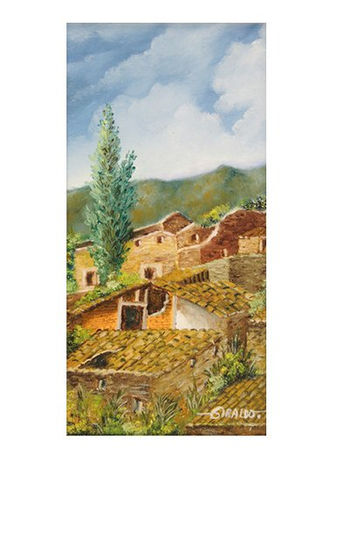 Patones Oil Canvas Landscaping