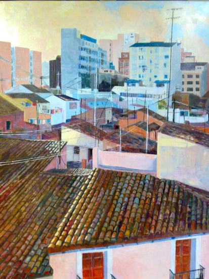 Calle moreras (Castellón) Acrylic Panel Landscaping