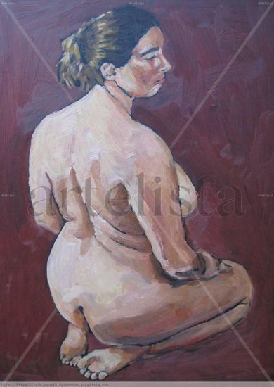 Mujer desnuda Oil Paper Nude Paintings