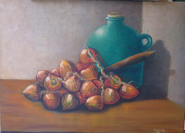 Delicias y Belleza III Oil Canvas Still Life Paintings