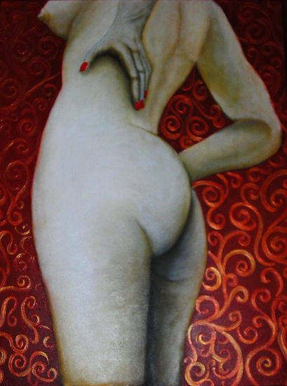 desde abajo Oil Canvas Nude Paintings