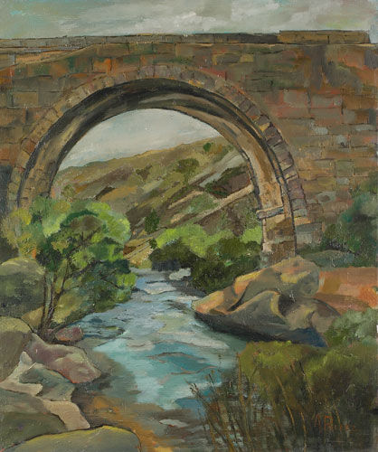 EL PUENTE DE COLMENAR Oil Canvas