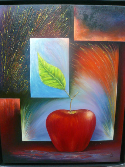 Rojo Manzana Oil Canvas Others