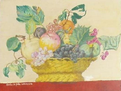 Cesto de fruta Others Paper Still Life Paintings