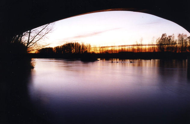 puente sobre el rio Orbigo ( benavente-zamora)