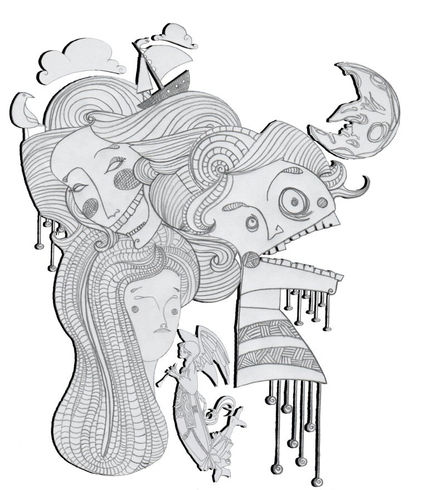 Ilustración a lapiz