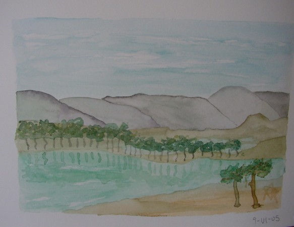 Paisaje XVII Acuarela Papel