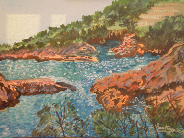 ROCAS Y EL MAR Oil Canvas Landscaping