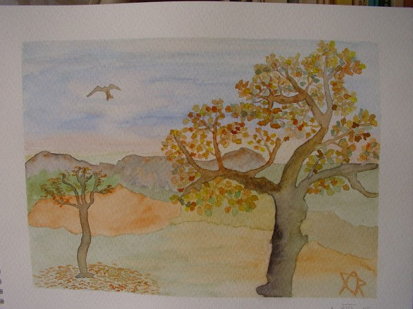 Paisaje XV Watercolour Paper