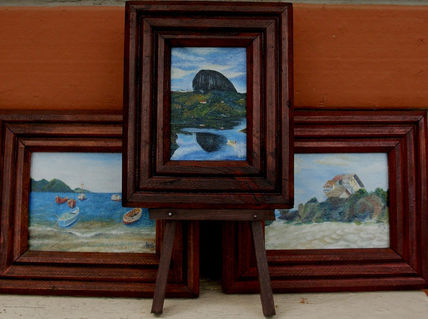 Oleos en miniaturas