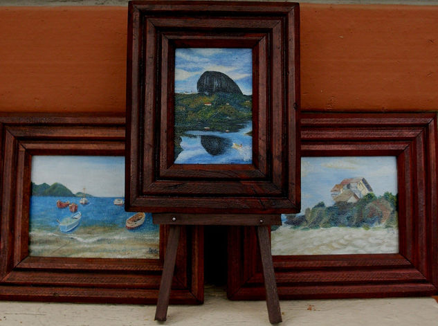 OLEOS EN MINIATURAS Oil Canvas Landscaping