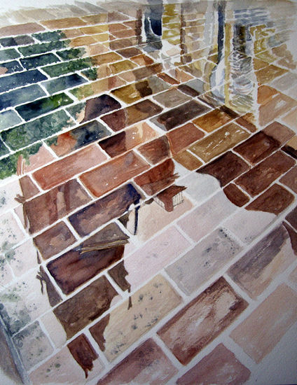 Despues de la lluvia Watercolour Paper Landscaping