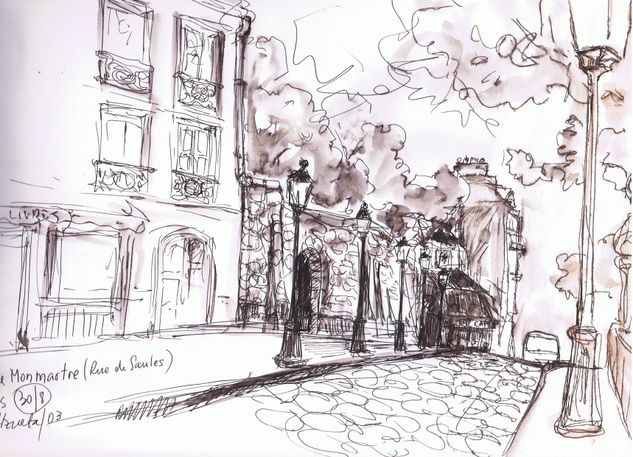 Calle de Montmartre Tinta