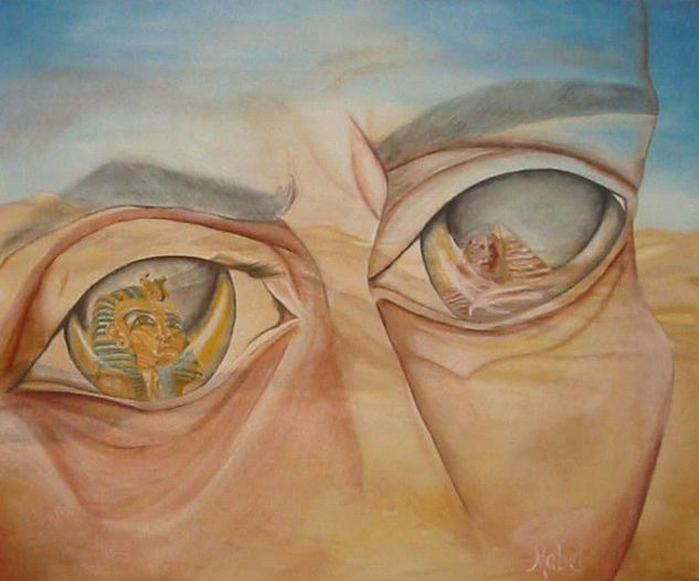 Huellas en la mirada Oil Canvas