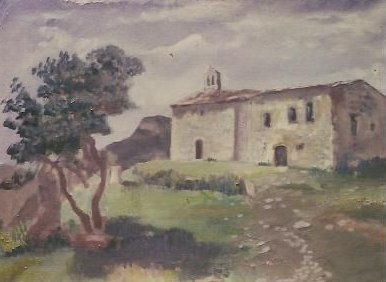 La Ermita Vella Oil Canvas Landscaping