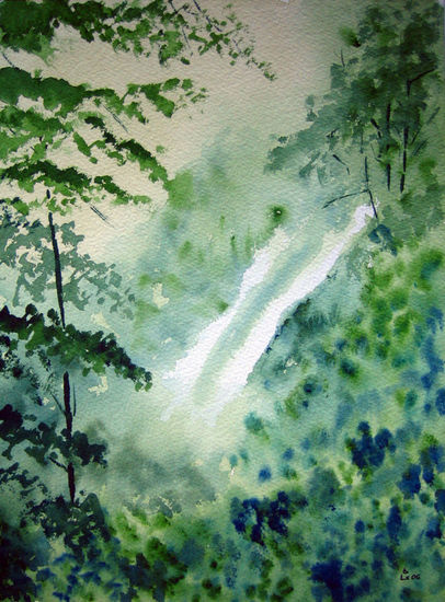 AGUA Watercolour Paper Landscaping