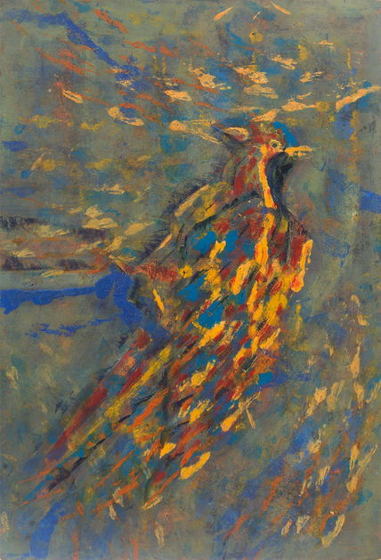 Pájaro tricolor