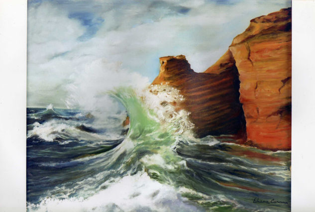 TEMPESTUOSO Oil Canvas Marine Painting