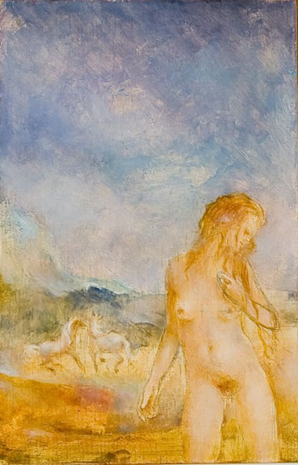 Paisaje con figuras