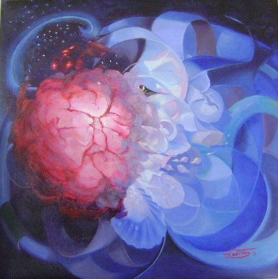 Flor de Nebulosa, Oil Canvas Others