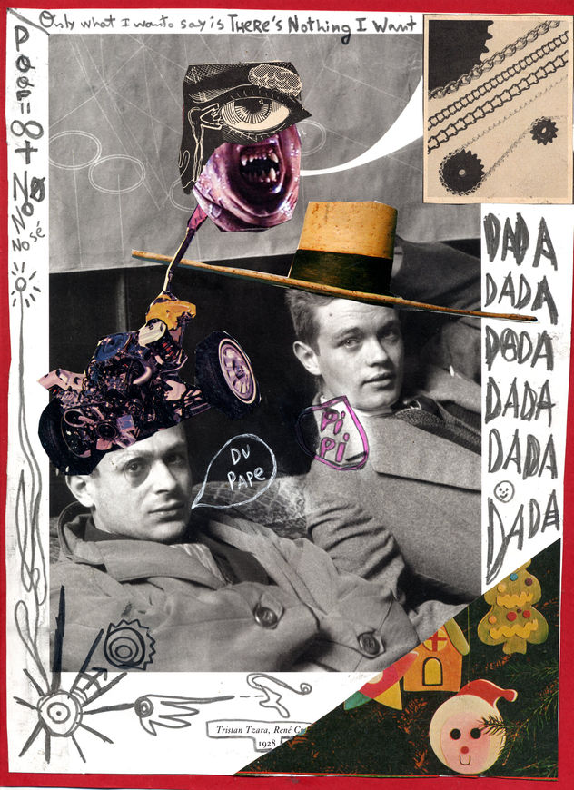 Tristan Tzara, René Crevel (Man Ray rectificado)