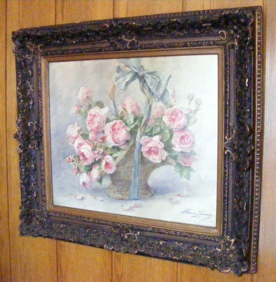 VENDO Pintura de Madeleine Lemaire (1845-1928)   $ 2.000.000 Acuarela Otros Floral