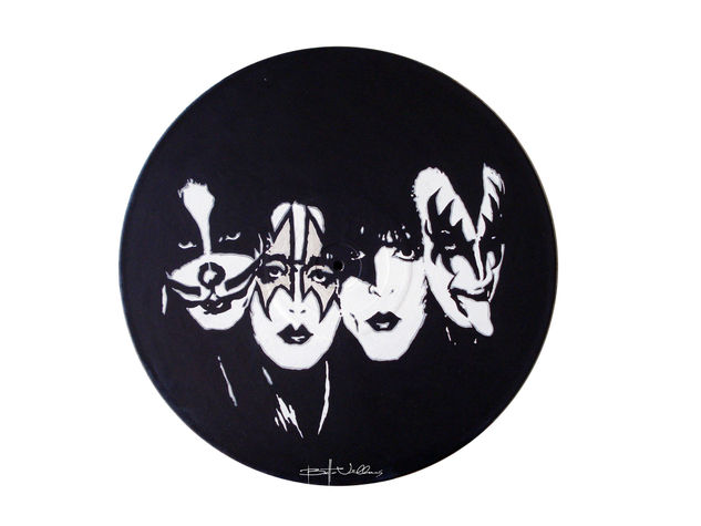 kiss rock Acrylic Others Portrait