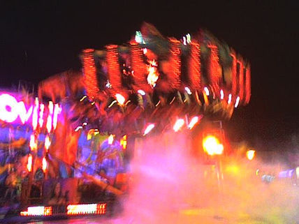 Rojo en la noche