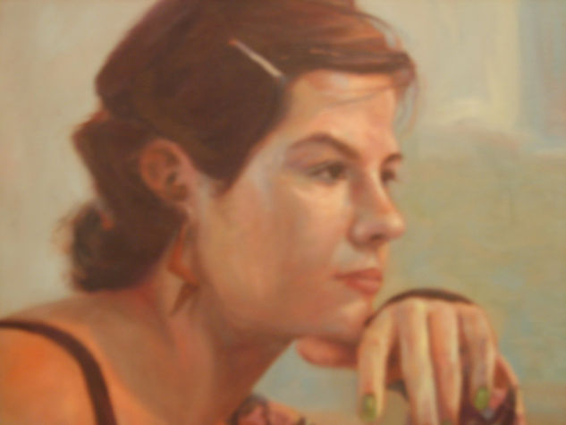 ana Óleo Lienzo Retrato