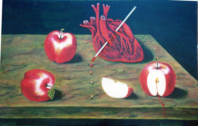 "Heridas" Acrylic Canvas Still Life Paintings