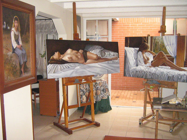 Estudio del Artista Oil Canvas Landscaping