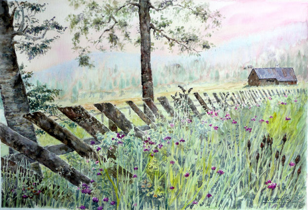 VINSTRA  (Noruega) Watercolour Paper Landscaping