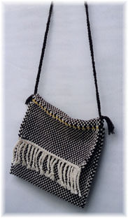 bandolera en hilo crudo