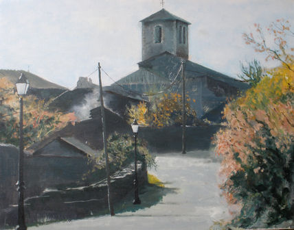 "Iglesia en grises"