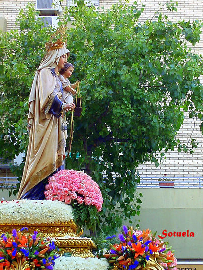 Málaga El Palo procesión Virgen del Carmen Naturaleza Color (Digital)