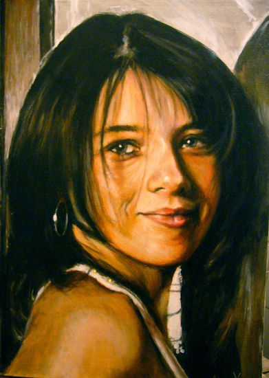 Pili Acrílico Lienzo Retrato