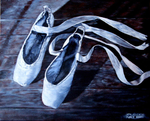 En espera Oil Canvas Others