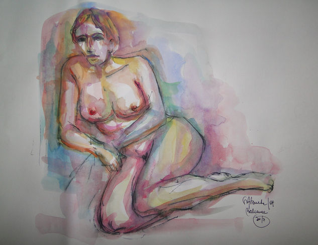 desnudo de mujer 2 Tinta