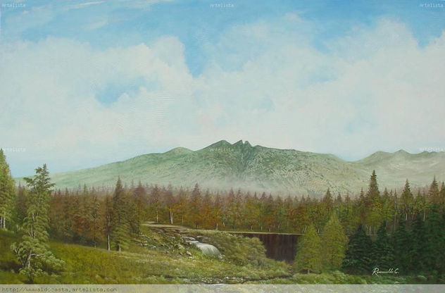 Cerro de la Silla desde Villa de Garcìa, Nuevo Leòn