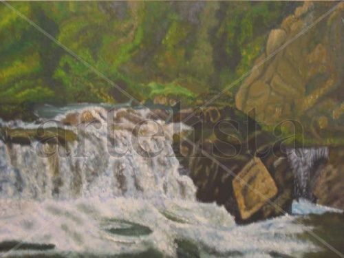 Agua Viva Oil Canvas Landscaping