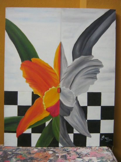 Orquidea Oil Canvas Landscaping