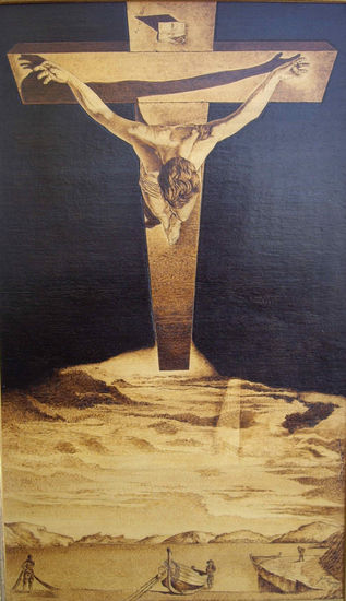 Cristo de Dalí Etching Process