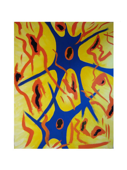 Neuronas Acrylic Canvas