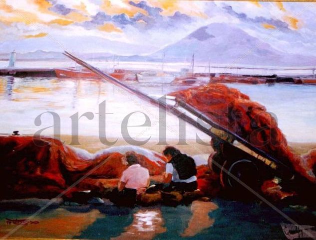 REDERAS Oil Canvas Marine Painting