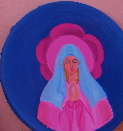 Gea - La Virgen Acrylic Canvas Portrait