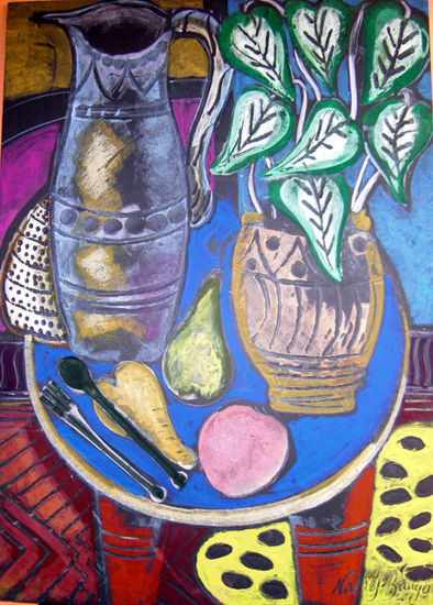 Bodegón con cuchara y tenedor Others Others Still Life Paintings