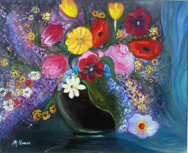 Ramo de Flores en Florero