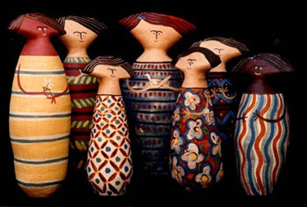 Conjunto de Bonecas Grandes - anos 90