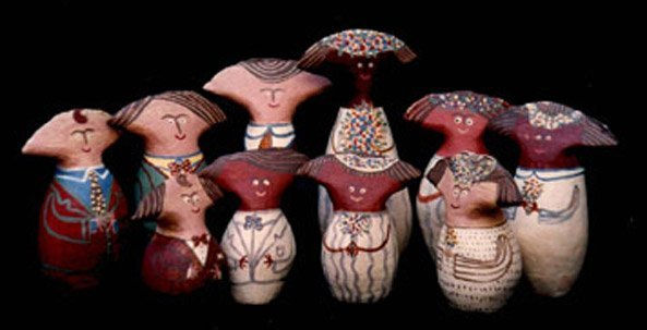 Conjunto de Bonecas - Noivos - anos 90